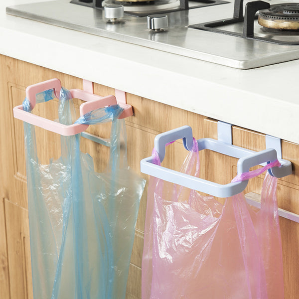 [variant_title] - Hanging Trash Rubbish Bag Holder Papelera Garbage Rack Cupboard Cabinet Storage Rag Hanger Trash Can Bin