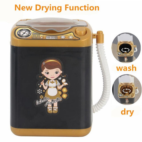 [variant_title] - New Mini Multifunction Kids Washing Machine Toy Beauty Sponge Brushes Washer Pretend Play Toys With Dry Function