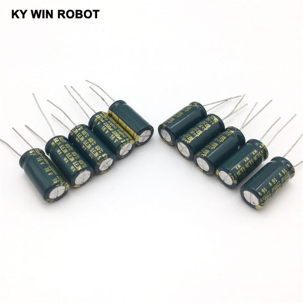 [variant_title] - 16V 2200UF 10*20 high frequency low impedance aluminum electrolytic capacitor 2200uf 16v