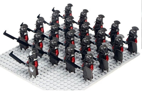 PG520 WM299 20PCS - 21Pcs  The Lord Of The Rings Legoingly Uruk-hai Action figures Gift For Children  Building Blocks Bricks Education Toy Model