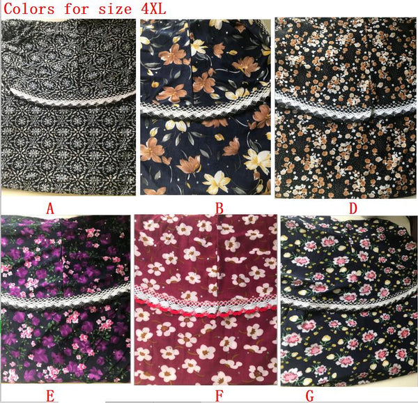 colors for 4XL / 4XL - Plus Size Hijab + Abaya Muslim Summer Dress Long Sleeve Ropa Musulman Mujer Jilbab Islamic Dress Floral Turkish Abayas for Women