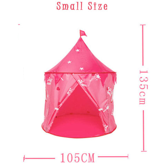 Small  Size-pink - Big Size Kids Tent Portable Foldable Tent Funny Cubby House for Boy Girl Ball Pool Tipi Tent Children Game Castle Tent Kids Gift