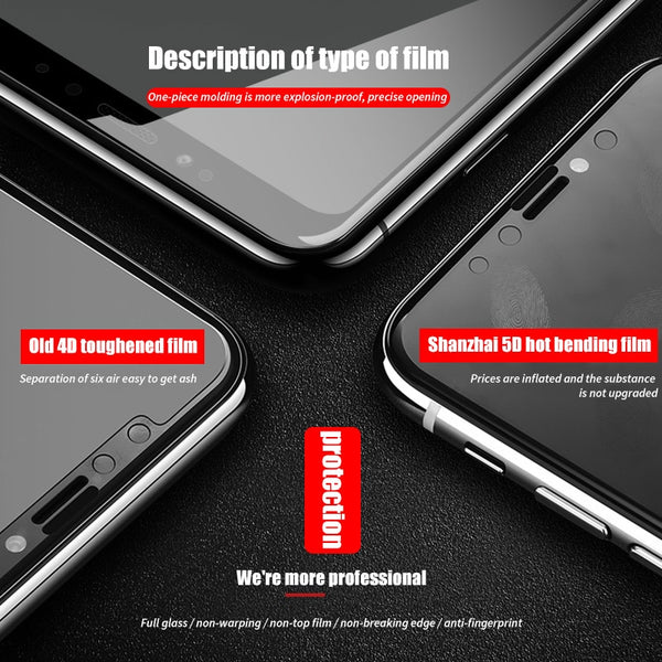 ZNP 5D Screen Protector Tempered Glass For Xiaomi Redmi Note 7 5 8 Pro Redmi 4X 7A 7 Protective Glass For Redmi 5 Plus k20 Film