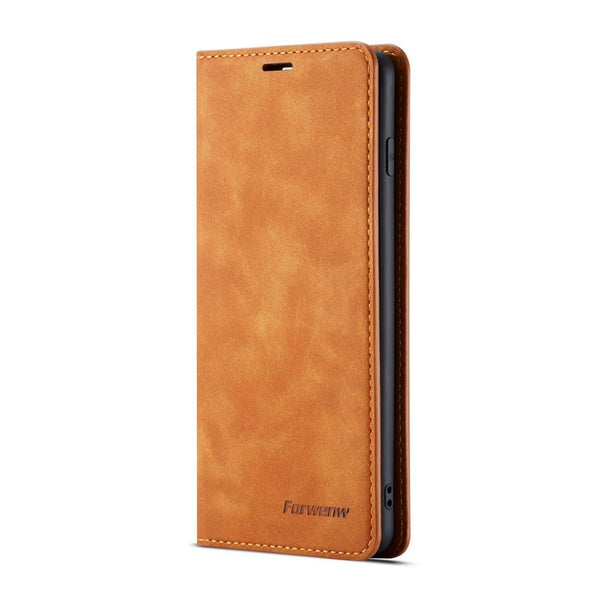 Brown / For iPhone 6 Plus - luxury Leather wallet Phone Case For iPhone 6 6S 7 8 Plus XR X XS Max Case Magnetic Card slot Flip Stand Cover Coque Funda etui
