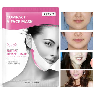Default Title - EFERO Women Lift Up V Face Chin Masks Lifting Slimming Cheek Smooth Wrinkles Cream Face Neck Peel-off Masks Bandage Skin Care