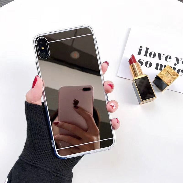 Silver / For Enjoy 8 Plus - TRISEOLY Luxury Rose Gold Mirror Case For Huawei Y9 2019 Y6 Y5 Y7 Prime 2018 Honor 10 Lite 7C 7A Pro Enjoy 8 9 Plus TPU Cases