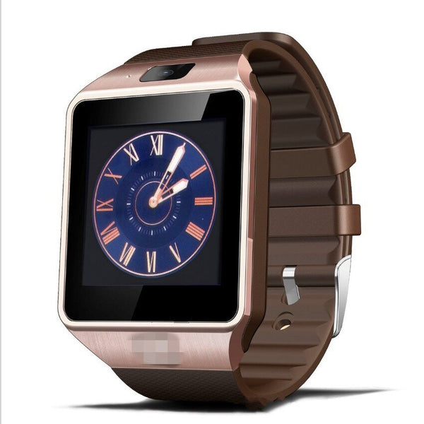 Gold - DZ09 New Smartwatch Intelligent Digital Sport Gold Smart Watch DZ09 Pedometer For Phone Android Wrist Watch Men Women's  Watch