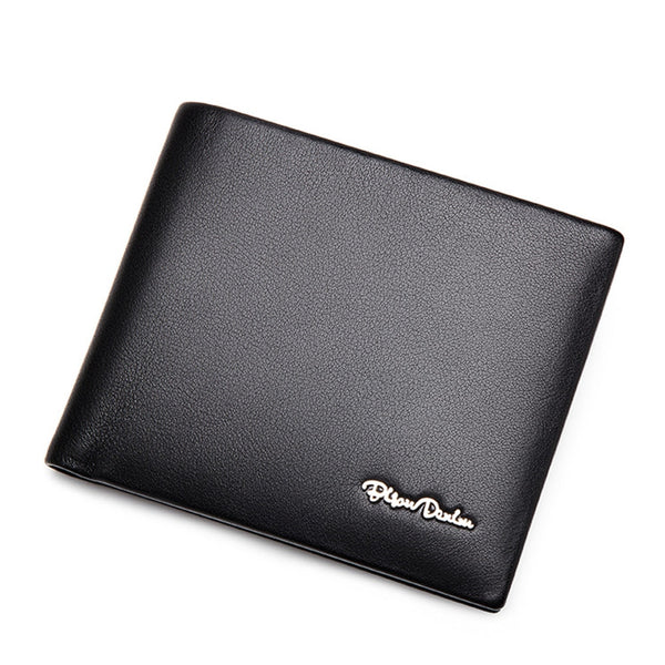 [variant_title] - BISON DENIM Men Wallet Genuine Leather Wallet Male Multifunctional Card Holder Wallet Coin Purse Standard Short Wallet W4495