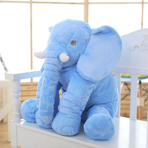 Blue / 40CM - 40/60cm Infant Plush Elephant Soft Appease Elephant Playmate Calm Doll Baby Toy Elephant Pillow Plush Toys Stuffed Doll