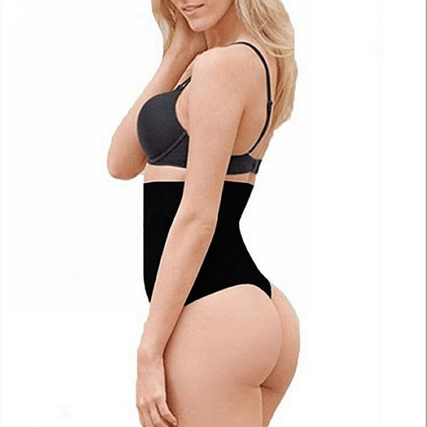 [variant_title] - Women High Waist Thongs tummy control Underwear 4 bones slimming butt lifter body shaper butt enhancer panty booty lifter