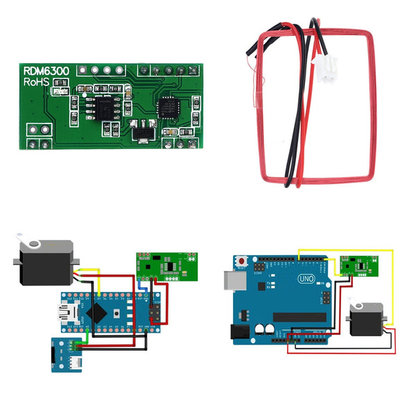 Default Title - 125Khz RFID Reader Module RDM6300 UART Output Access Control System for arduino DIY KIT