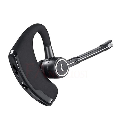 Black - FANGTUOSI high quality V8S Business Bluetooth Headset Wireless Earphone with mic for iPhone Bluetooth V4.1 Phone Handsfree