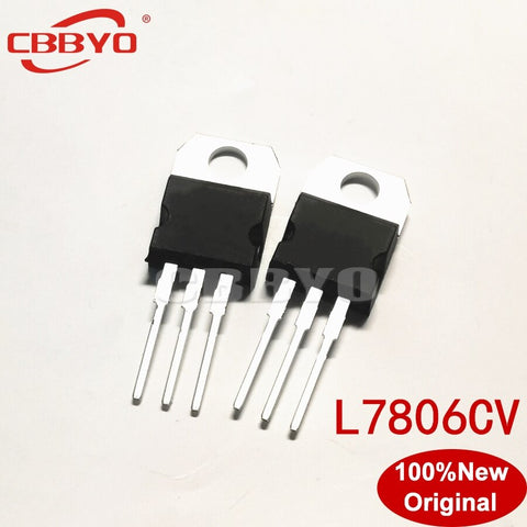 [variant_title] - 10pcs/lot New L7806CV L7806 7806 LM7806 KA7806 MC7806 TO-220