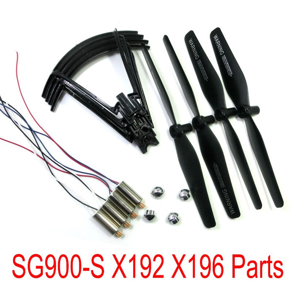 [variant_title] - RC GPS Drone SG900-S X196 X192 Helicopter Quadcopter Spare Parts Fold Wing Arm LED Motor Propeller Fixed Cover Protective Ring