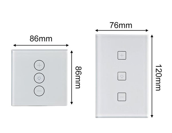 [variant_title] - Tuya EU WiFi LED Dimmer Switch 220V Dimming Panel Switch Connected To Alexa Google Home Voice Control Dimmer For LED Lamps IFTTT