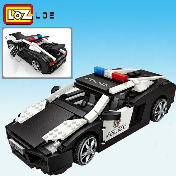 [variant_title] - LOZ Mini Blocks Technic Mini City  Car Model Building Bricks Vehicle Racing Car Assembly Toy for Kids DIY Educational 1114