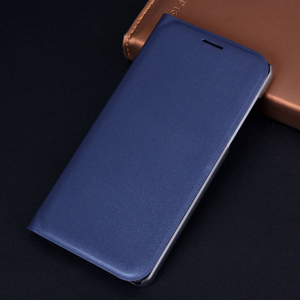 Dark Blue - Leather Wallet Case Flip Cover For Samsung Galaxy Grand Prime SM G530 G531 G530H G531H G531F SM-G530H Phone Case Card Holder