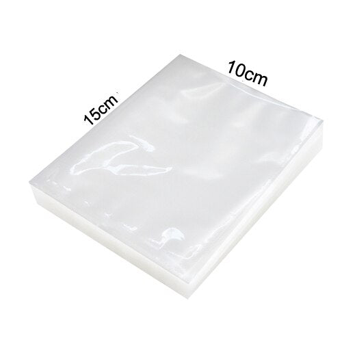 10x15cm - 100PCS/LOT vacuum sealer Plastic Storage bag for vacuum sealing machine for pack food saver Packaging Rolls packer seal bags