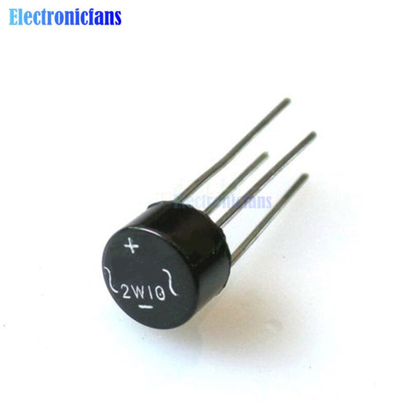 [variant_title] - 10PCS/lot 2w10 2A 1000V diode bridge rectifier 2W10
