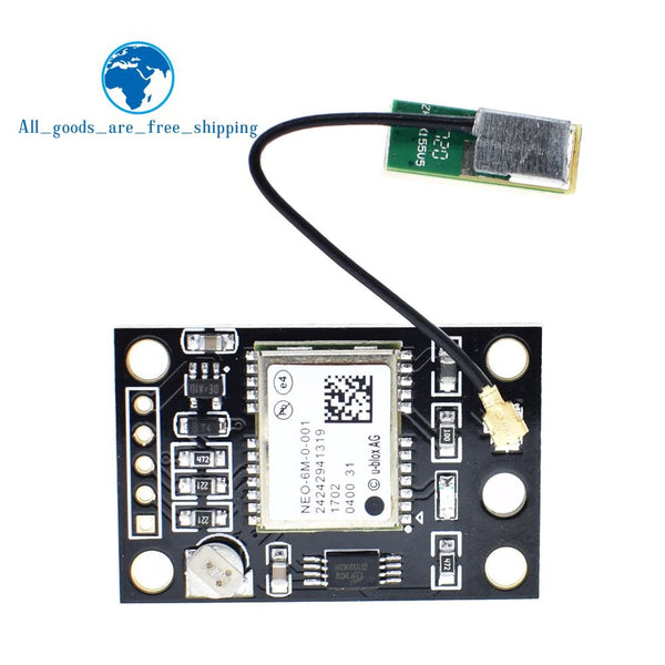 [variant_title] - TZT GY-NEO6MV2 NEO-6M GPS Module NEO6MV2 With Flight Control EEPROM Controller MWC APM2 APM2.5 Large Antenna For Arduino Board