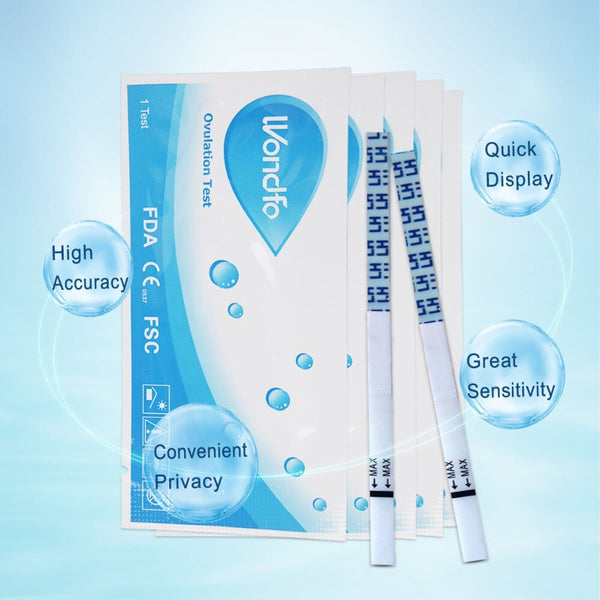 [variant_title] - Wondfo 50 x Ovulation Urine Test Strip LH Detection Sticks Early Tests Paper Over 99% Accurancy As Fast As 3 Minuntes