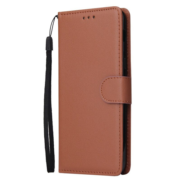 Brown / For Samsung A10 Case - For Samsung Galaxy A50 Leather Case on for Coque Samsung A10 A20 A30 A40 A50 A70 Cover Classic Style Flip Wallet Phone Cases