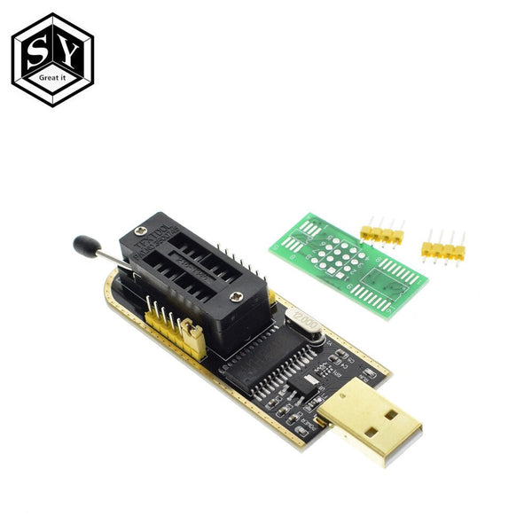 [variant_title] - 1PCS Great IT Smart Electronics CH340 CH340G CH341 CH341A 24 25 Series EEPROM Flash BIOS USB Programmer with Software & Driver