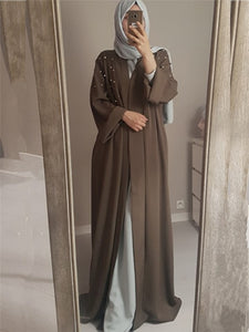 As picture 1 / L - Fashion Abaya saudi arabia abaya for women muslim dresses with belt hijab dress robe musulmane longue baju muslim wanita