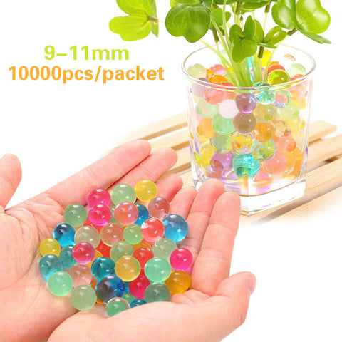 Default Title - 10000pcs Soft Bullet Crystal Soil Water Balls Beads Funny Orbeez Hydrogel Spa Refill Sensory Toy