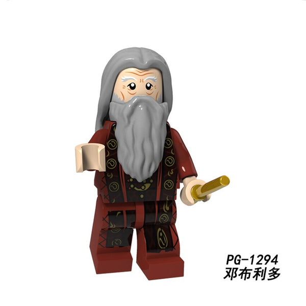 PG-1294 - For legoings Single Sale Harri Potter Hermione Granger Lord Voldemort Ron Draco Malfoy Building Blocks mini Bricks Toys figures