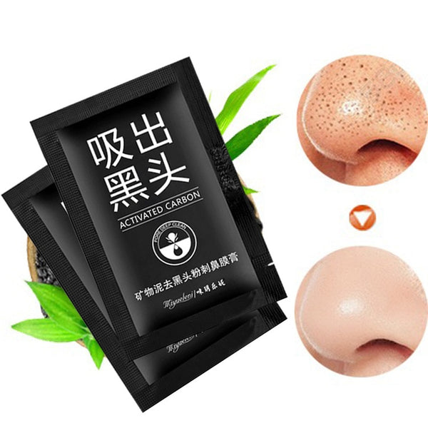 Classic - 1 Pcs Sell Bamboo Charcoal Blackhead Remove Facial Masks Deep Cleansing Purifying Peel Off Black Nud Facail Face Masks