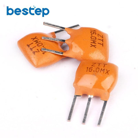 Default Title - 20PCS ZTT16.0MX 16MHZ 16.000MHZ 3P Ceramic Resonators