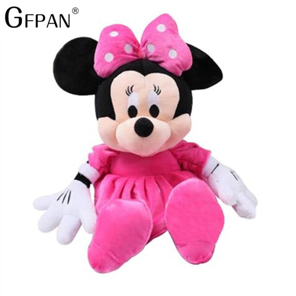 Pink - GFPAN 1 Pcs 30cm Hot Sale Lovely Mickey Mouse& Minnie Mouse Stuffed Soft Plush Toys High Quality Gifts Classic Toy For Girls