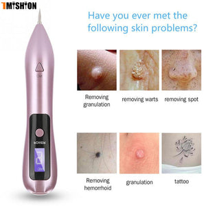 [variant_title] - 9 level LCD Face Skin Dark Spot Remover Mole Tattoo Removal Laser Plasma Pen Machine Facial Freckle Tag Wart Removal Beauty Care