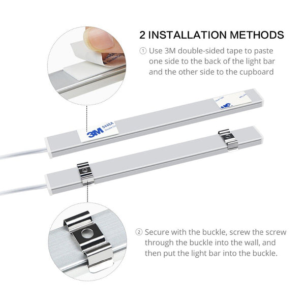 [variant_title] - Kitchen Lights Accessories Hand Sweeping Sensor Under Cabinet Led Strip Bar Lights 5W 6W 7W DIY Kitchen Bedside Lights LED Lamp