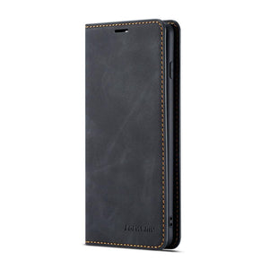 Black / For iPhone 6 Plus - luxury Leather wallet Phone Case For iPhone 6 6S 7 8 Plus XR X XS Max Case Magnetic Card slot Flip Stand Cover Coque Funda etui