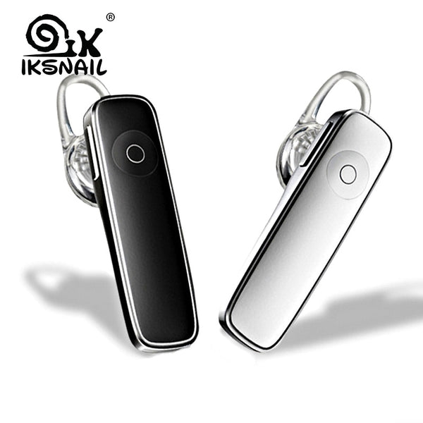 [variant_title] - IKSNAIL Business Bluetooth Earphone Wireless Stereo Sport Headset With Mic Earbuds Handsfree Headphones For Smart Phone Earpiece