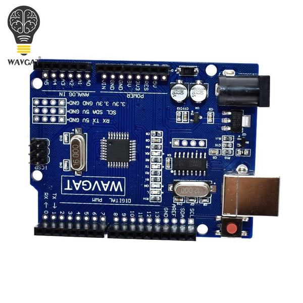 [variant_title] - WAVGAT high quality One set UNO R3 (CH340G) MEGA328P for Arduino UNO R3 + USB CABLE ATMEGA328P-AU Development board.