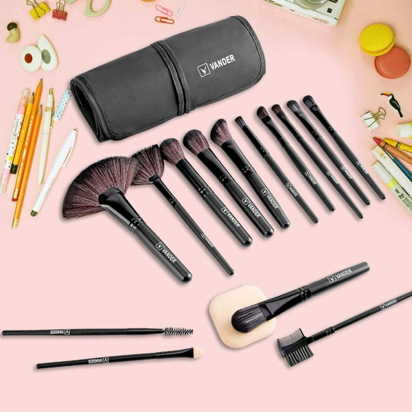 [variant_title] - 32pcs Set For Professional Beauty Makeup Brush Sets Cosmetics Foundation Shadow Tools Liner Eye Concealer Make Up Kit Pouch Bag