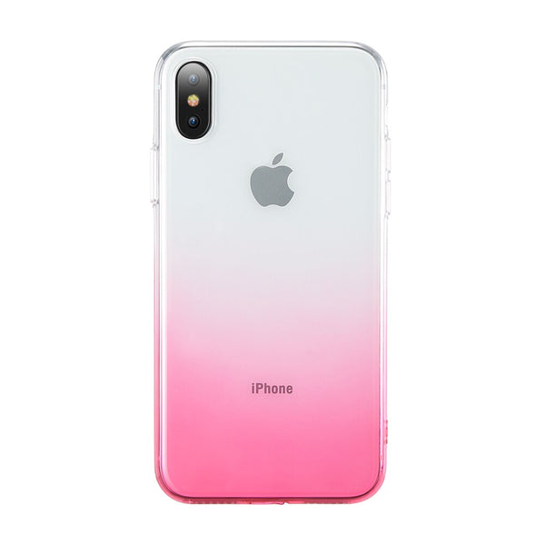 Pink / For iPhone 7 8 - FLOVEME For iPhone 6 6S iPhone 7 8 Plus Ultra Thin Cases for iPhone X XS Max XR Clear TPU Phone Cases For iPhone 5S 5 SE Fundas