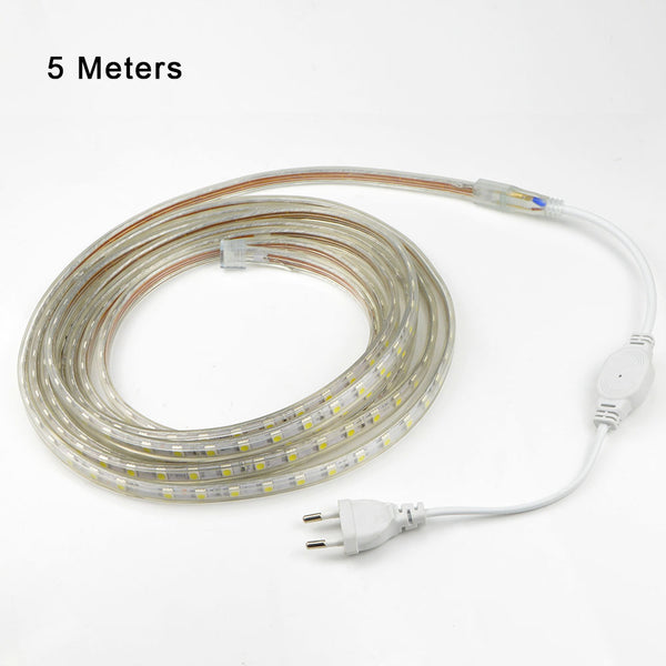 [variant_title] - LED Strip 5050 220V Waterproof Flexible LED light Tape 220V lamp Outdoor String 1M 2M 3M 4M 5M 10M 12M 15M 20M 25M 60LEDs/M