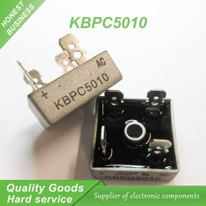 Default Title - free shipping 1PCS KBPC5010 single-phase bridge rectifier bridge DIP 50A 1000V 100% new original