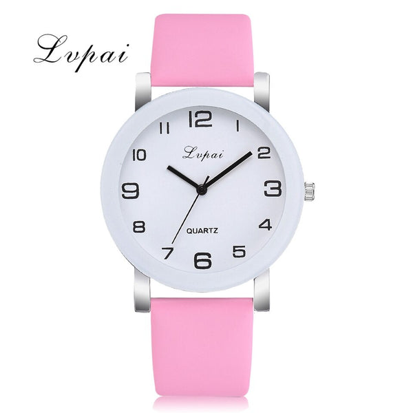 Pink - Lvpai Brand Quartz Watches For Women Luxury White Bracelet Watches Ladies Dress Creative Clock Watches 2018 New Relojes Mujer