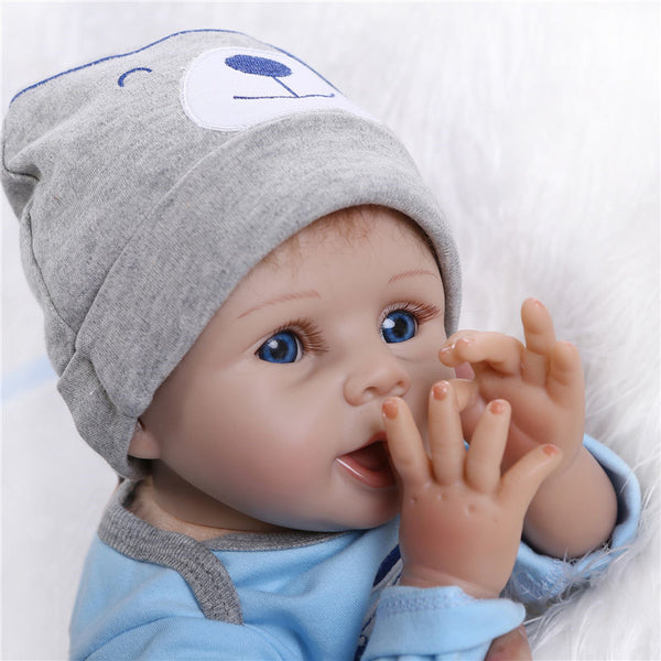 [variant_title] - NPK 22inch 55cm Silicone Reborn Dolls Lifelike Baby Doll Boys Newborn Fashion Doll Christmas Gift New Year Gift