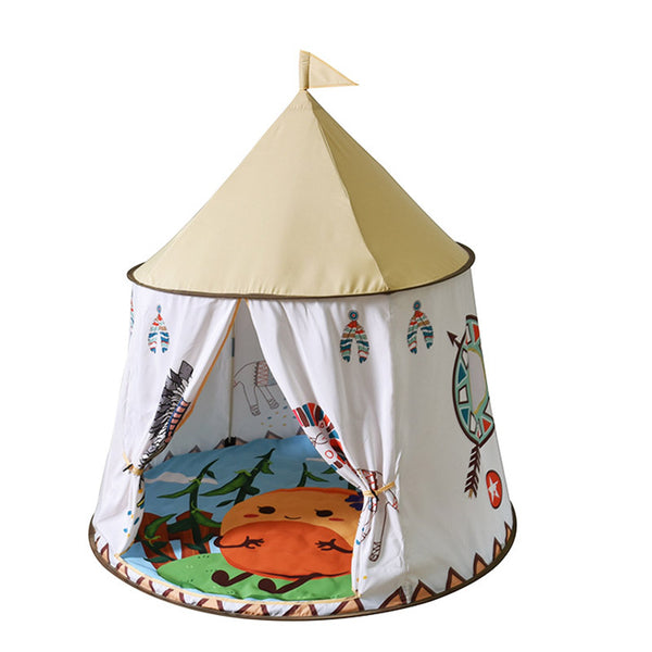 [variant_title] - Little Lion Castle Indian Tent Indoor and Outdoor Baby Toy Children's Tent Game House for baby gifts