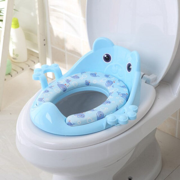 [variant_title] - Baby Toilet Potty Seat Children Potties Seat With Armrest Girls Boy Toilet Training Potty Safety Cushion Comfortable Infant Care