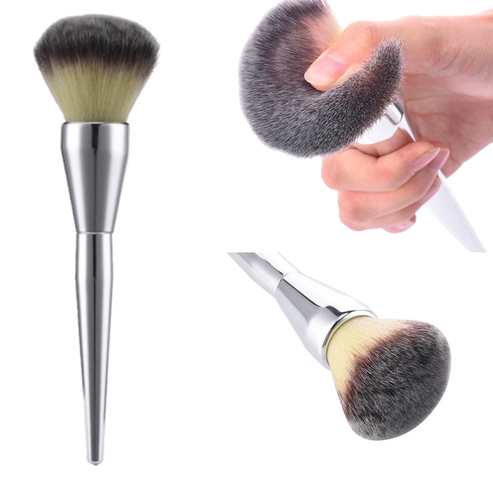 Default Title - Very Big Beauty Powder Brush Makeup Brushes Blush Foundation Round Make Up Large Cosmetics Aluminum Brushes Soft Face Makeup