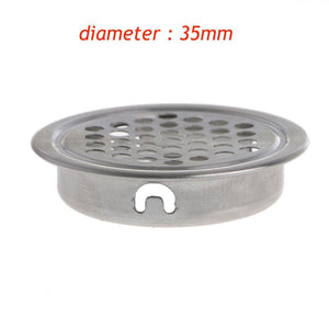 diameter 35mm - 1PC Stainless Steel Wardrobe Cabinet Mesh Hole Air Vent Louver Ventilation Cover Kitchen Cabinet Parts & Accessories Dia 35/53mm