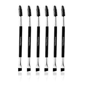 Black - 2018 NEW Eyebrow Brush Beauty Makeup Wood Handle Eyebrow Brush Eyebrow Comb Double Ended Brushes Brushes Make Up 1031 X23 1.5 10