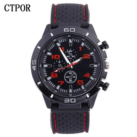 [variant_title] - 9-18 years Old Sports Children's Watch Military Sports Car Style Man Watches Silicone Wristwatch Child Student Clock Kids Boy WA